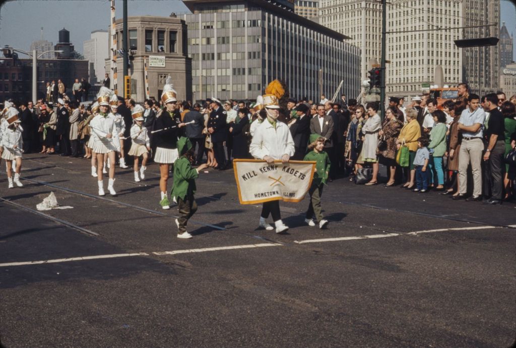 Miniature of St. Patrick's Day Parade in Chicago, 1966, Kil Kenny Kadets