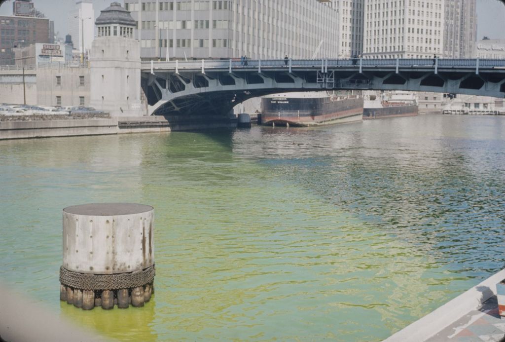Miniature of St. Patrick's Day in Chicago, 1966, Chicago River dyed green
