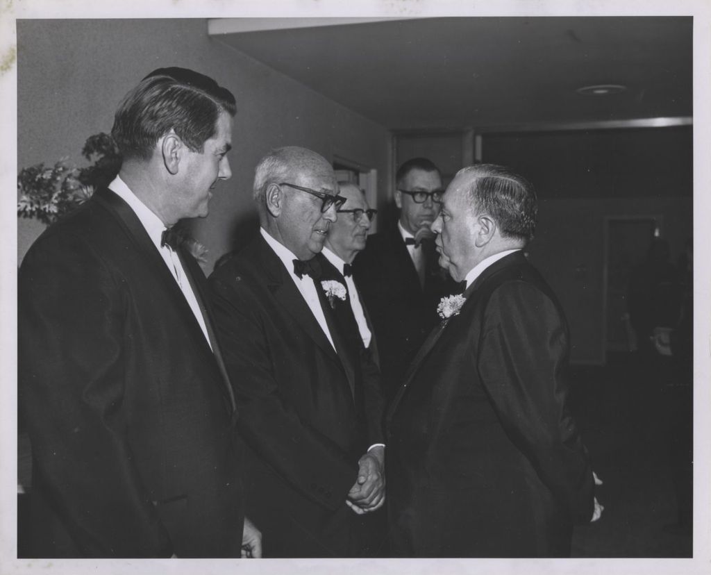 Miniature of Irish Fellowship Club of Chicago 65th Annual Banquet, Richard J. Daley with others