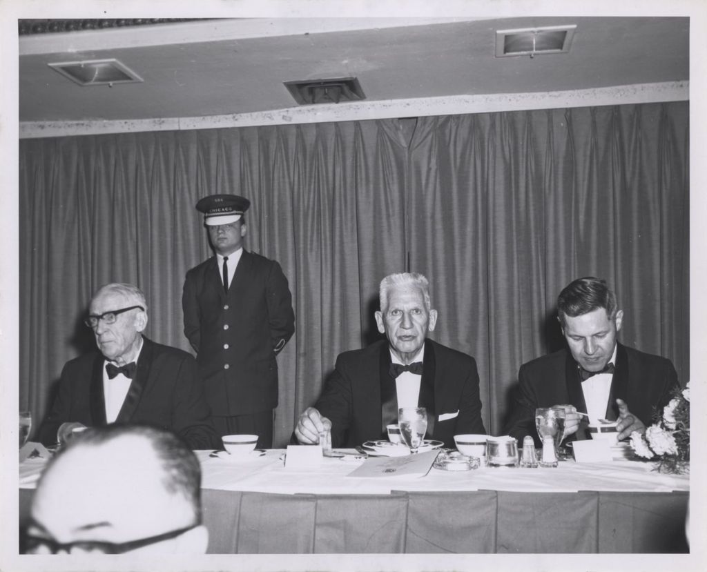 Irish Fellowship Club of Chicago 65th Annual Banquet, Senator Paul Douglas at a table