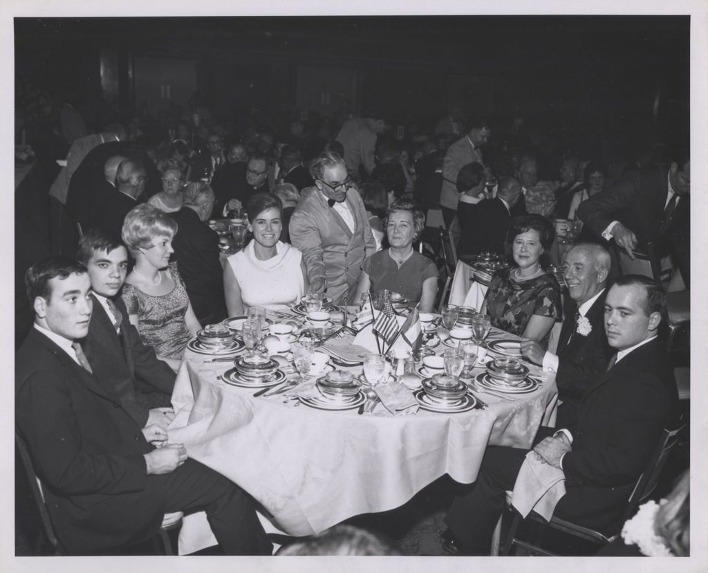 Irish Fellowship Club of Chicago 65th Annual Banquet, Daley family members at a table