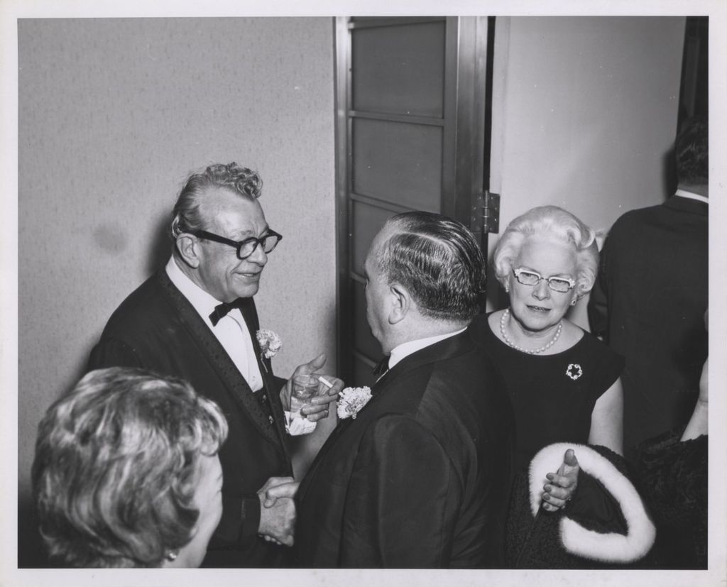 Miniature of Irish Fellowship Club of Chicago 65th Annual Banquet, Richard J. Daley conversing
