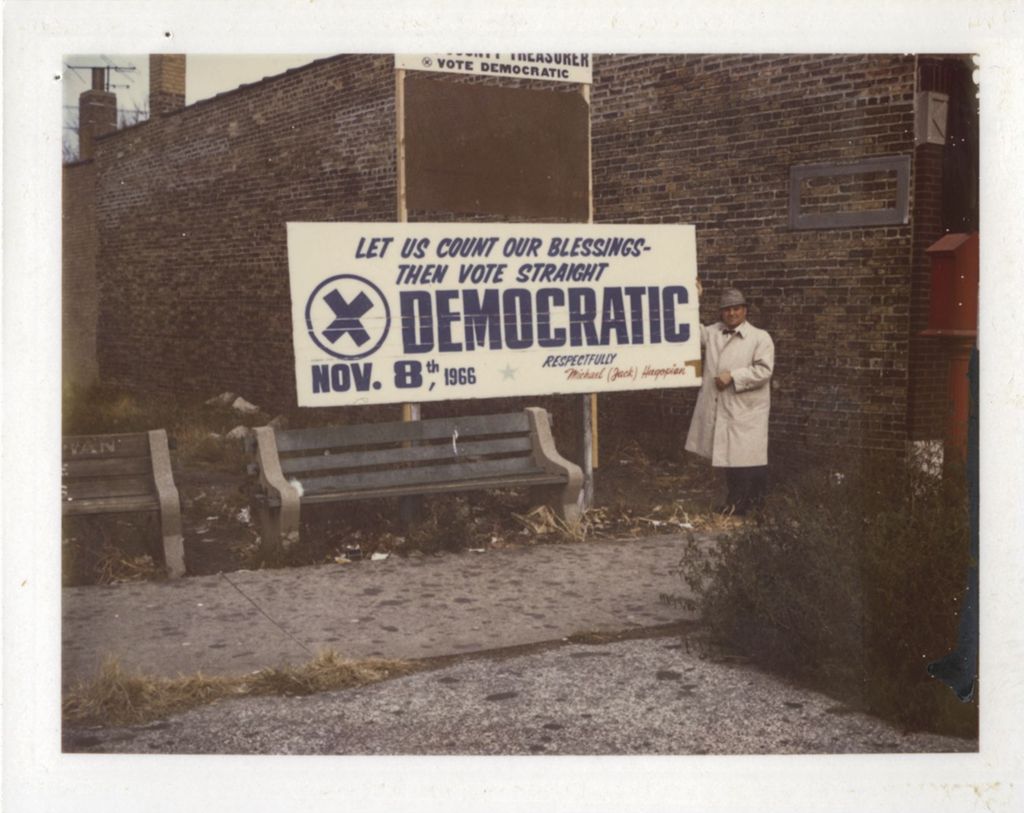 Vote Democratic sign