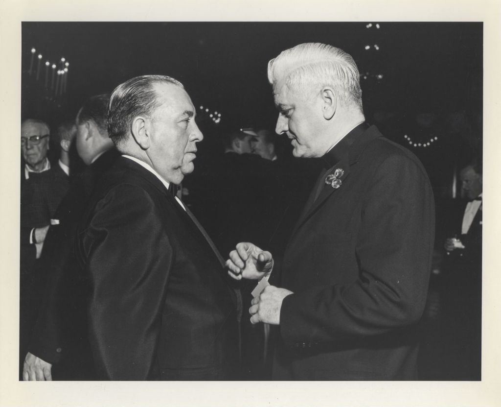 Miniature of Irish Fellowship Club of Chicago 64th Annual Banquet, Richard J. Daley and Bishop O'Donnell