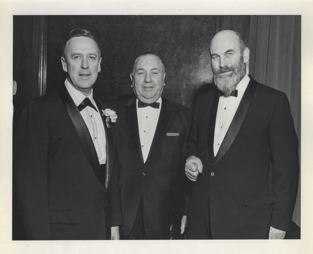 Irish Fellowship Club of Chicago 64th Annual Banquet, Richard J. Daley with others