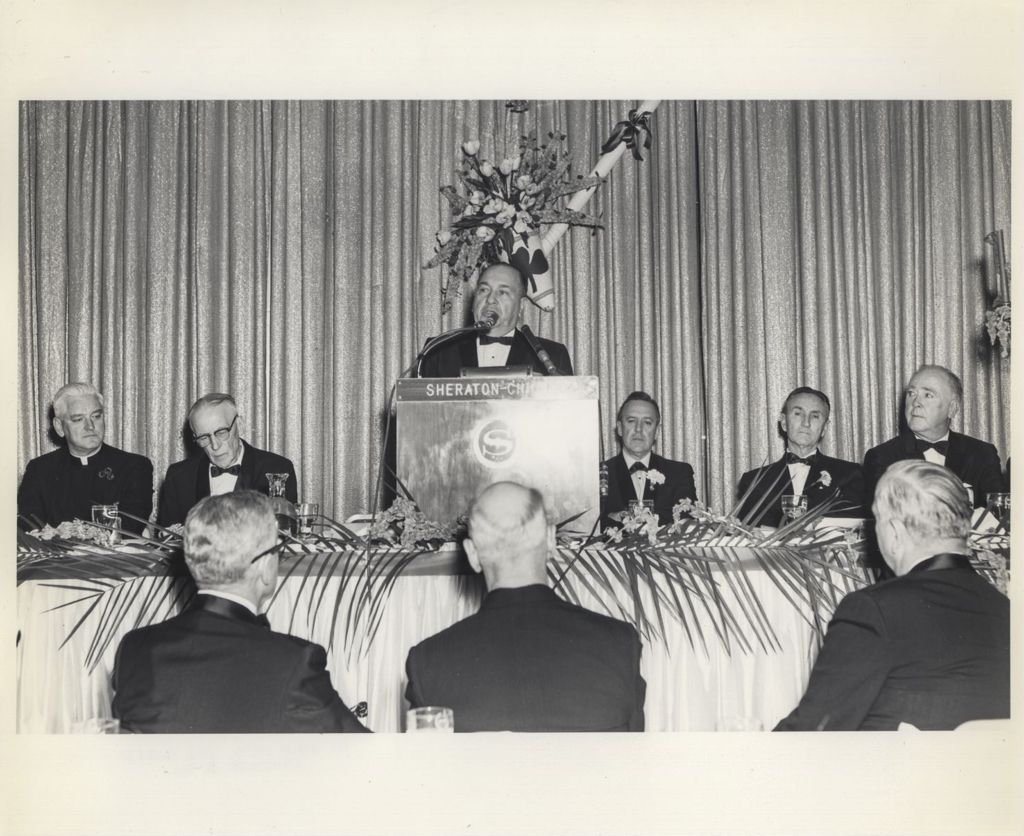 Miniature of Irish Fellowship Club of Chicago 64th Annual Banquet, Richard J. Daley speaking