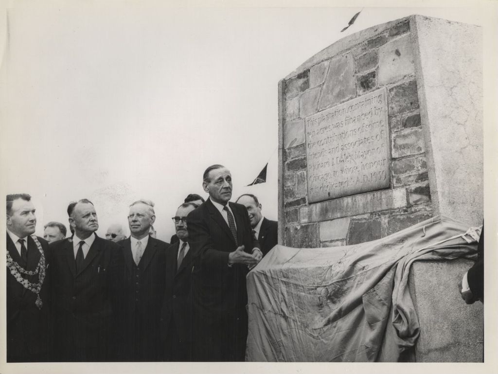 Unveiling the Daley family homestead monument, Monameean Ireland