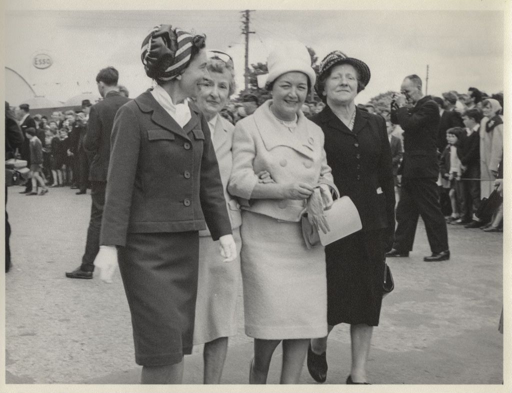 Miniature of Trip to Ireland, Eleanor Daley at outdoor event with Daley cousins