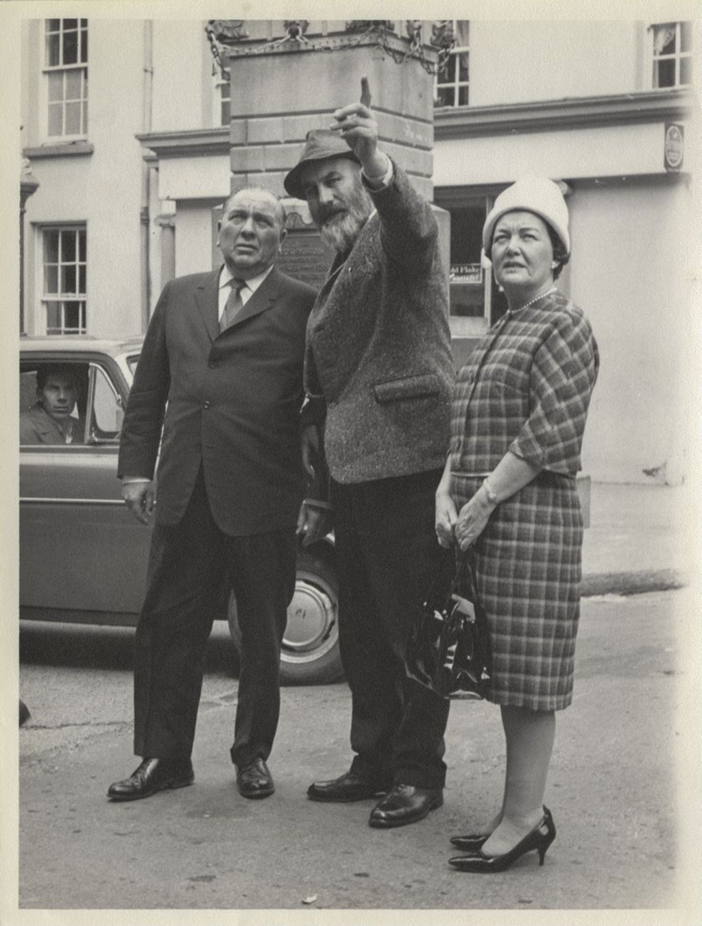 Miniature of Trip to Ireland, Richard J. and Eleanor Daley sightseeing with Dungarvan mayor