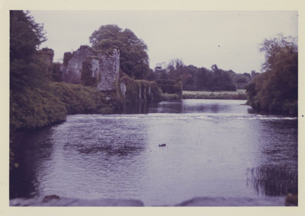 Miniature of Trip to Ireland, stone ruins next to a waterway