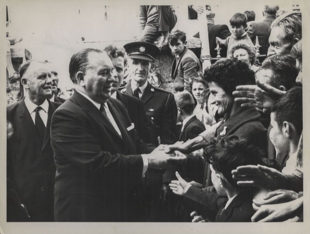 Trip to Ireland, Richard J. Daley shaking hands