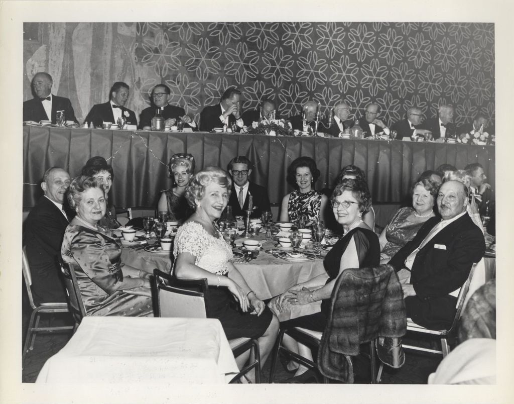 Miniature of Irish Fellowship Club of Chicago 63rd Annual Banquet, group at banquet table