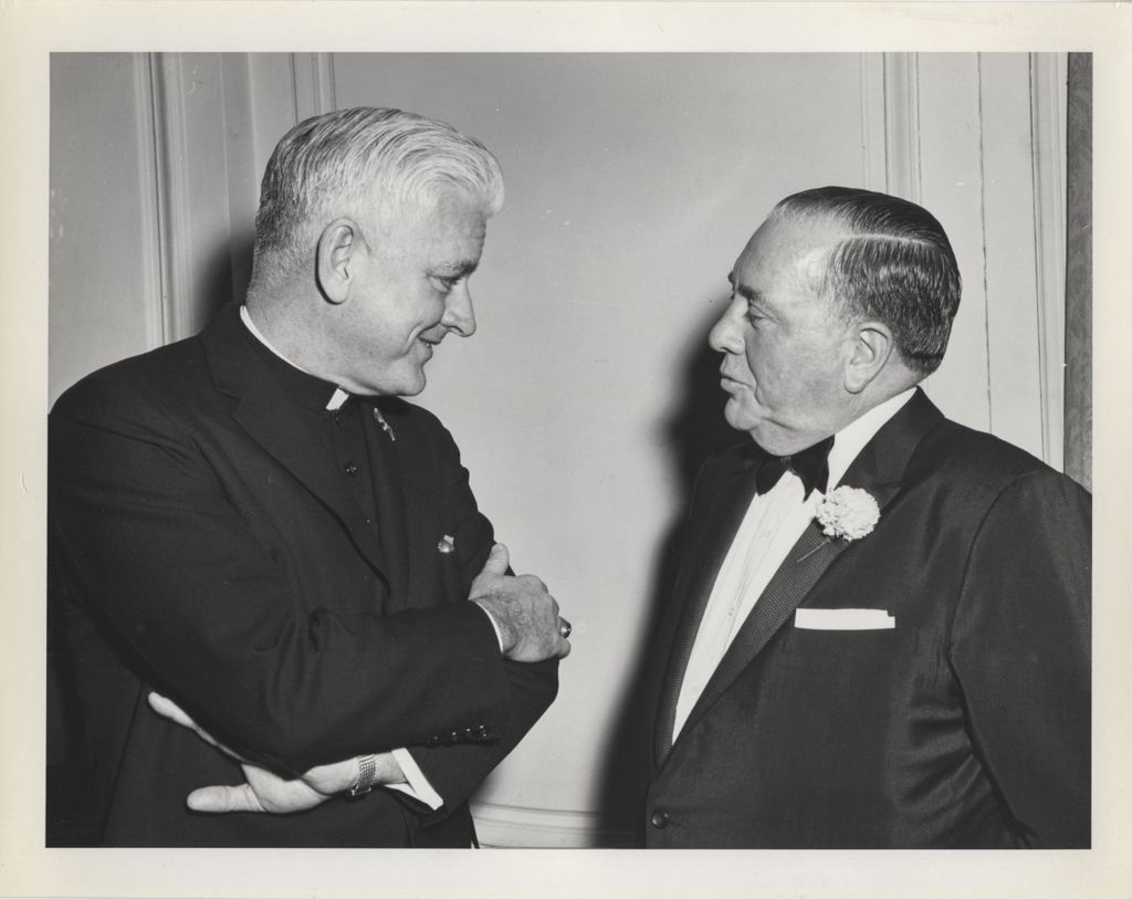 Irish Fellowship Club of Chicago 63rd Annual Banquet, Richard J. Daley and Bishop O'Donnell