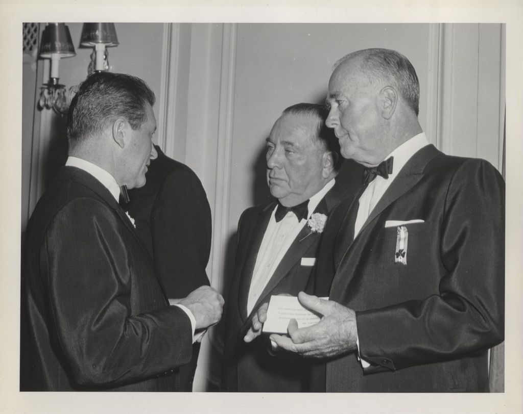 Irish Fellowship Club of Chicago 63rd Annual Banquet, Richard J. Daley with others