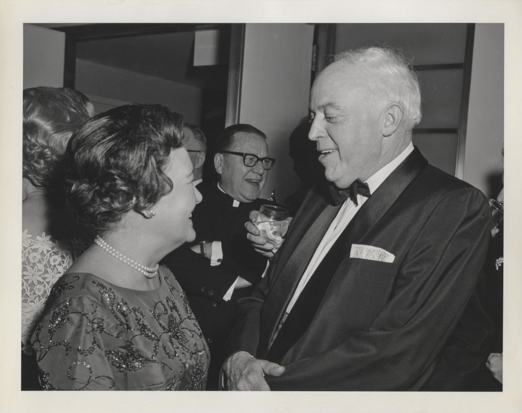 Irish Fellowship Club of Chicago 63rd Annual Banquet, Eleanor Daley and a man