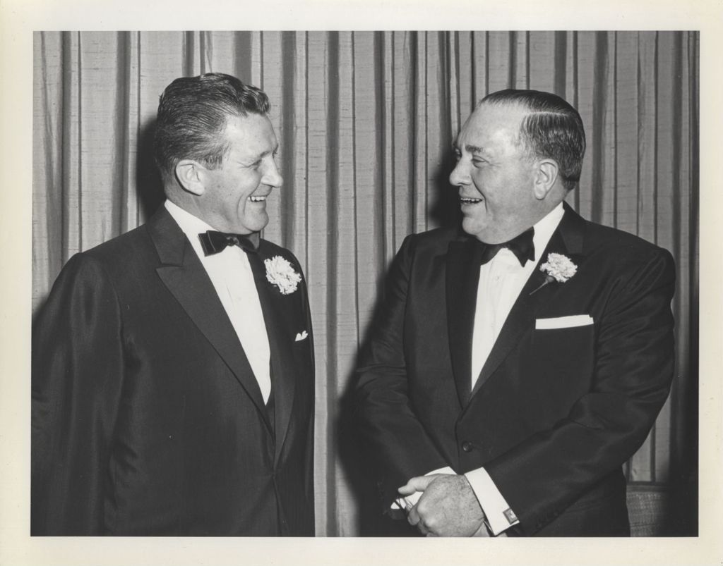 Irish Fellowship Club of Chicago 63rd Annual Banquet, Richard J. Daley and Otto Kerner