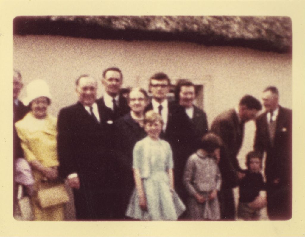 Trip to Ireland, Eleanor and Richard J. Daley at a family gathering