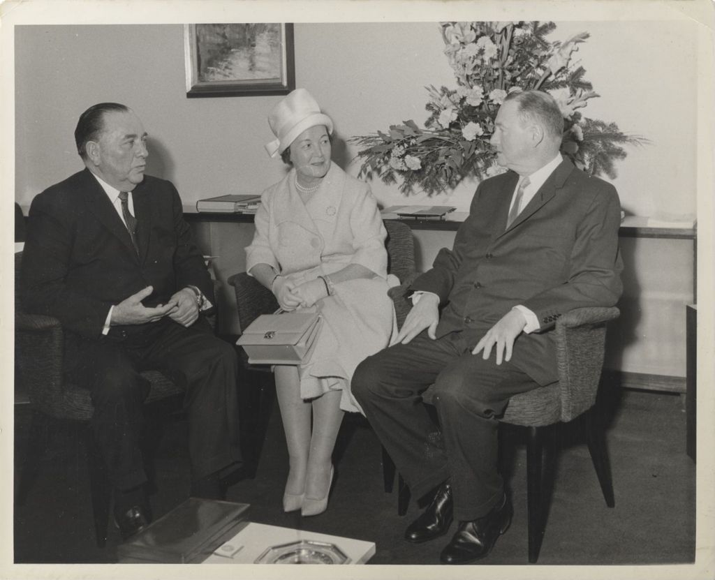Richard J. Daley and Eleanor Daley in London