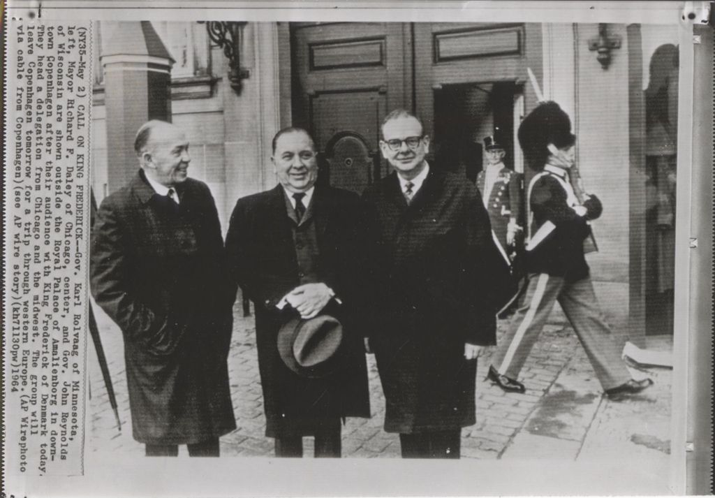 Karl Rolvaag, Richard J. Daley, and John Reynolds in Copenhagen