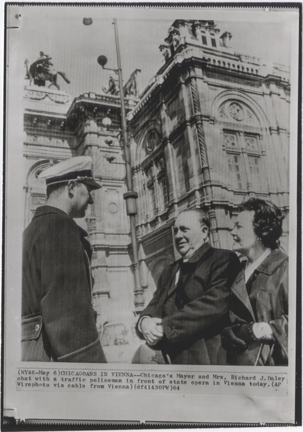 Richard J. Daley and Eleanor Daley in Vienna