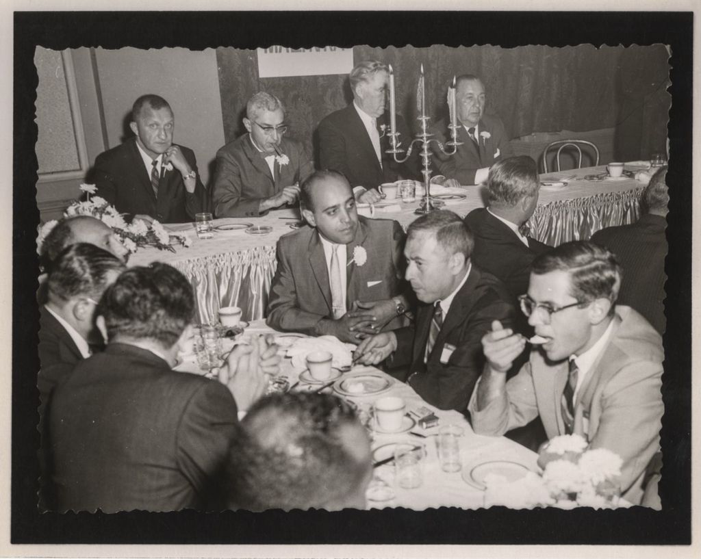 Friendship Banquet photo album, guests at tables