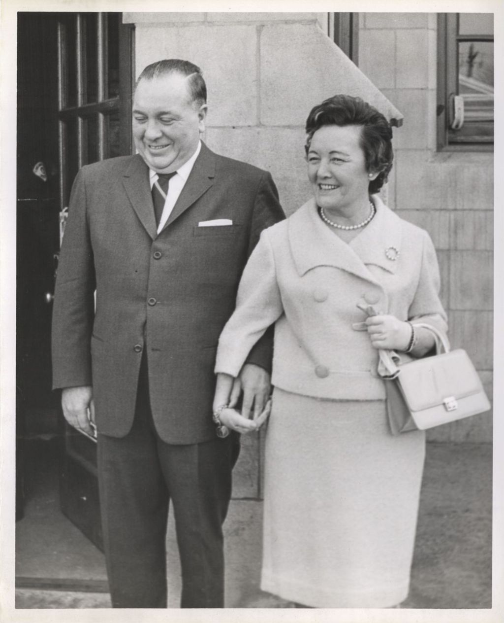Richard J. and Eleanor Daley on voting day