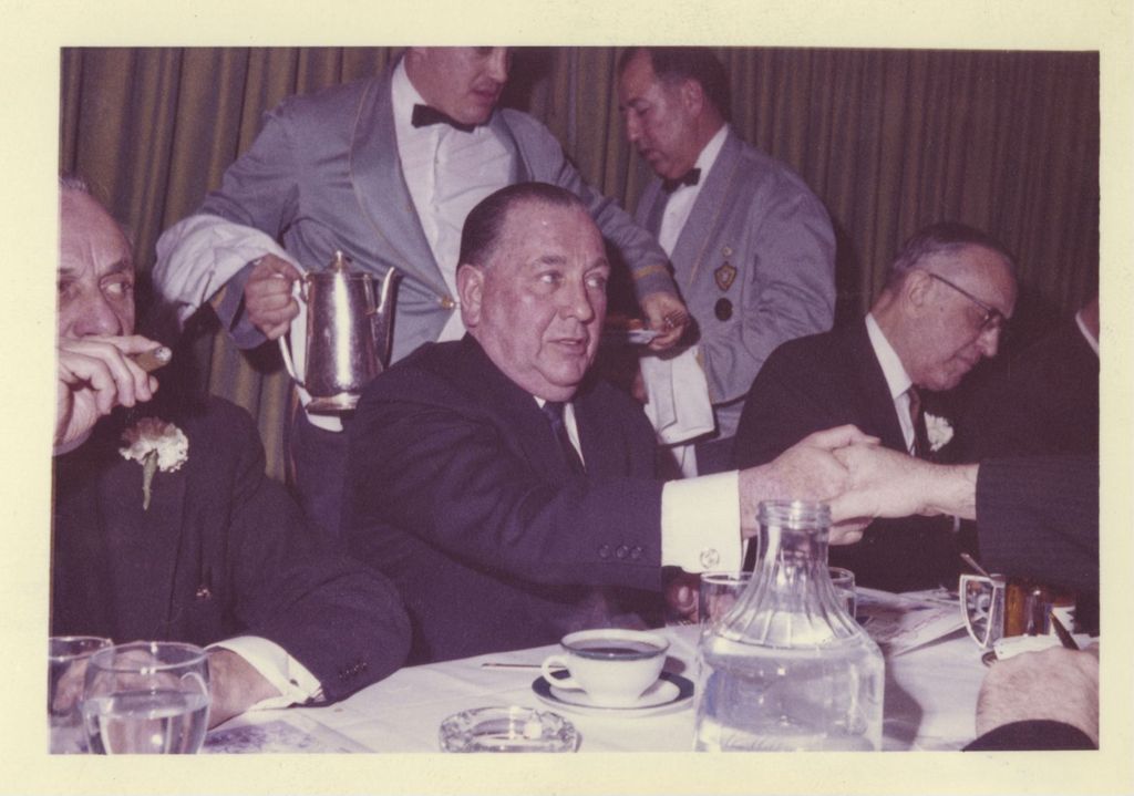 Miniature of Old Timers' Baseball Association of Chicago 45th Annual dinner, Richard J. Daley and others