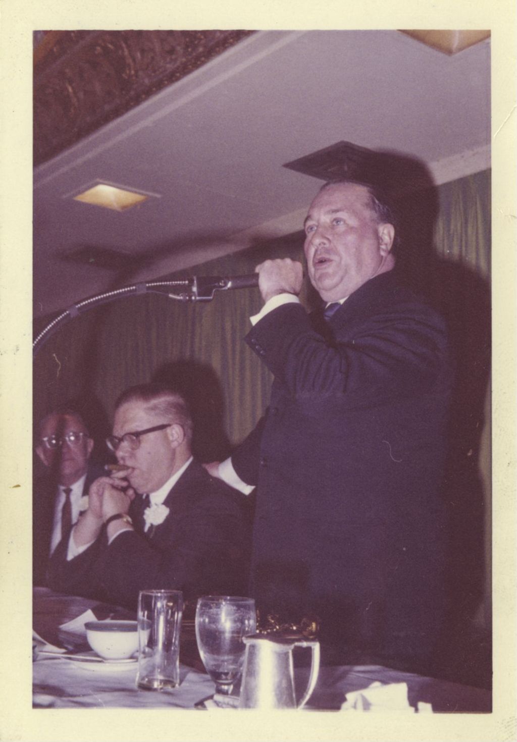 Miniature of Old Timers' Baseball Association of Chicago 45th Annual dinner, Richard J. Daley speaking