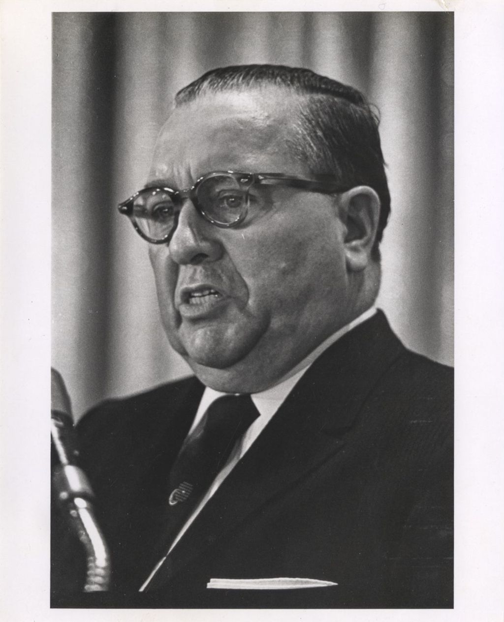 Portrait of Richard J. Daley at the White House Regional Conference