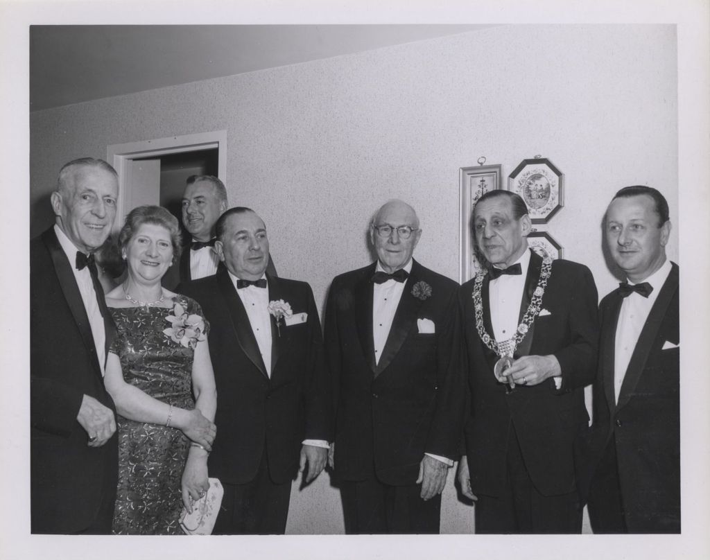 Miniature of Irish Fellowship Club of Chicago 61st Annual Banquet, Lord Mayor of Dublin, Richard J. Daley, and others
