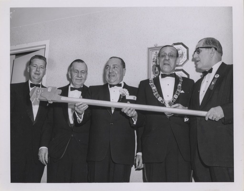 Miniature of Irish Fellowship Club of Chicago 61st Annual Banquet, Richard J. Daley, Lord Mayor of Dublin and others