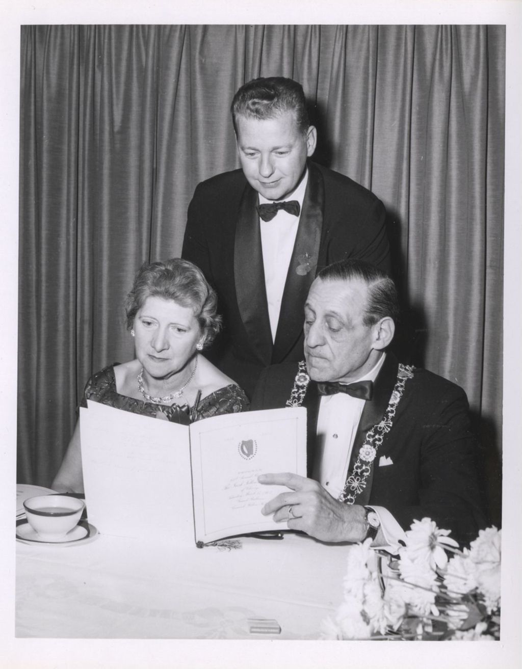 Miniature of Irish Fellowship Club of Chicago 61st Annual Banquet, Lord Mayor of Dublin and his wife