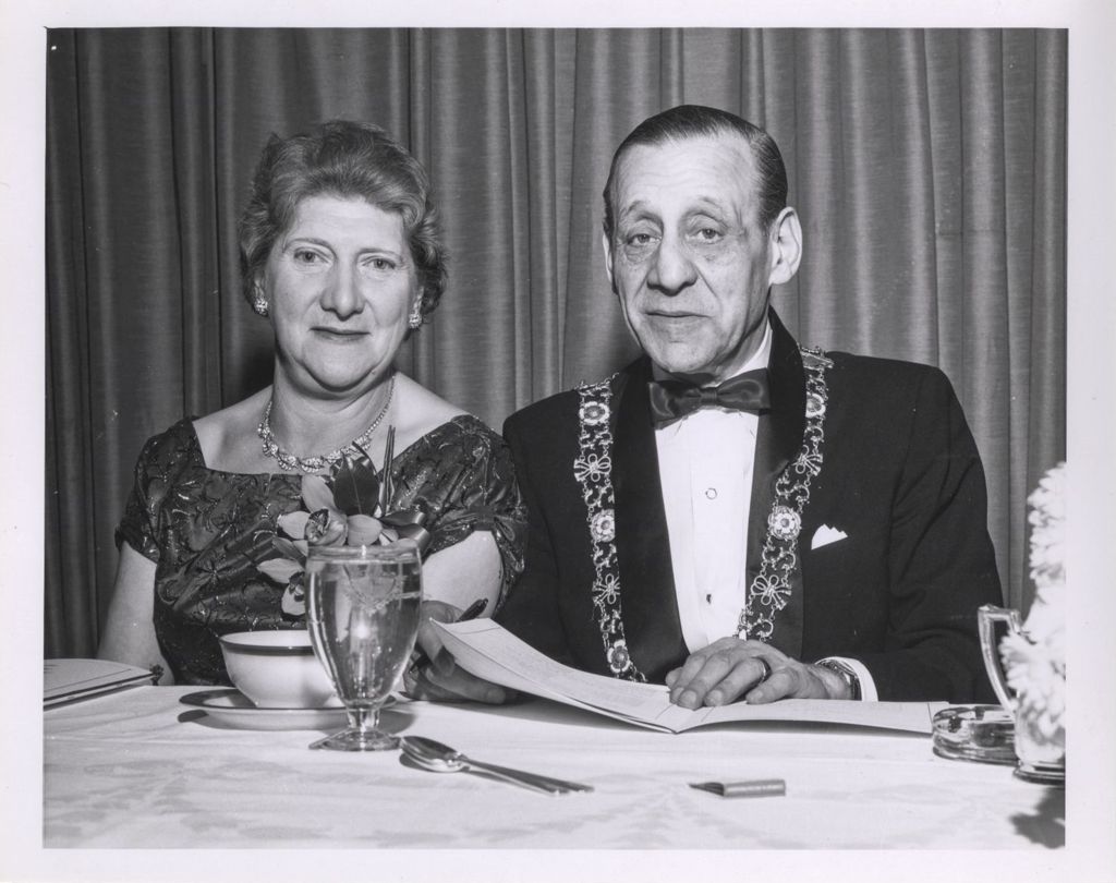 Miniature of Irish Fellowship Club of Chicago 61st Annual Banquet, Lord Mayor of Dublin and his wife