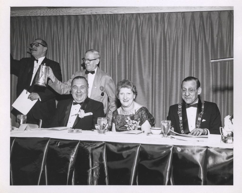 Miniature of Irish Fellowship Club of Chicago 61st Annual Banquet, Richard J. Daley, Lord Mayor of Dublin and others