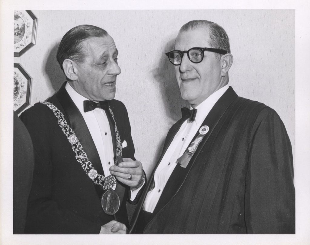 Miniature of Irish Fellowship Club of Chicago 61st Annual Banquet, Lord Mayor of Dublin and Stephen Bailey