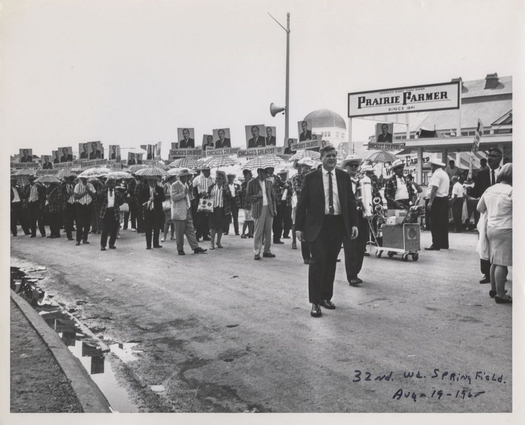 Miniature of Democratic Day at Illinois State Fair, Dan Rostenkowski and others