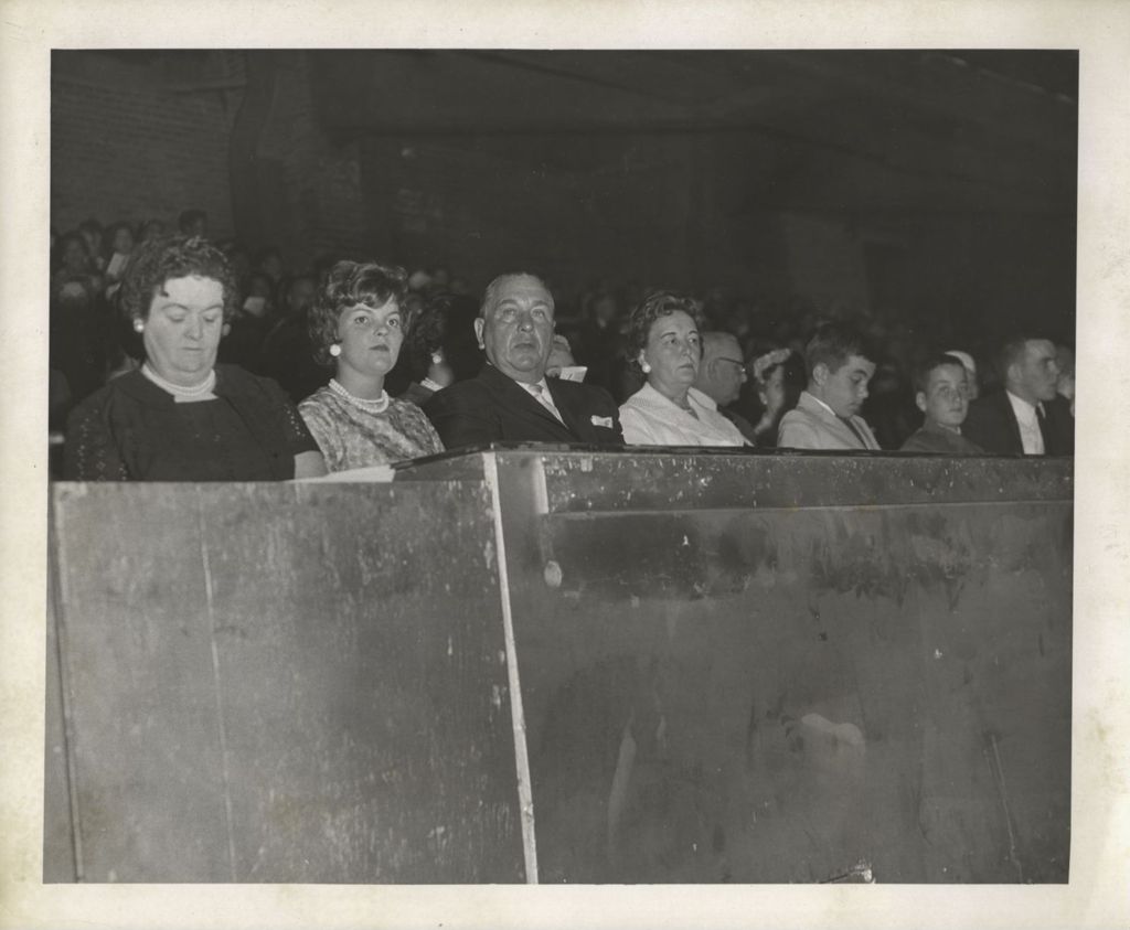 Daley family members seated at an event