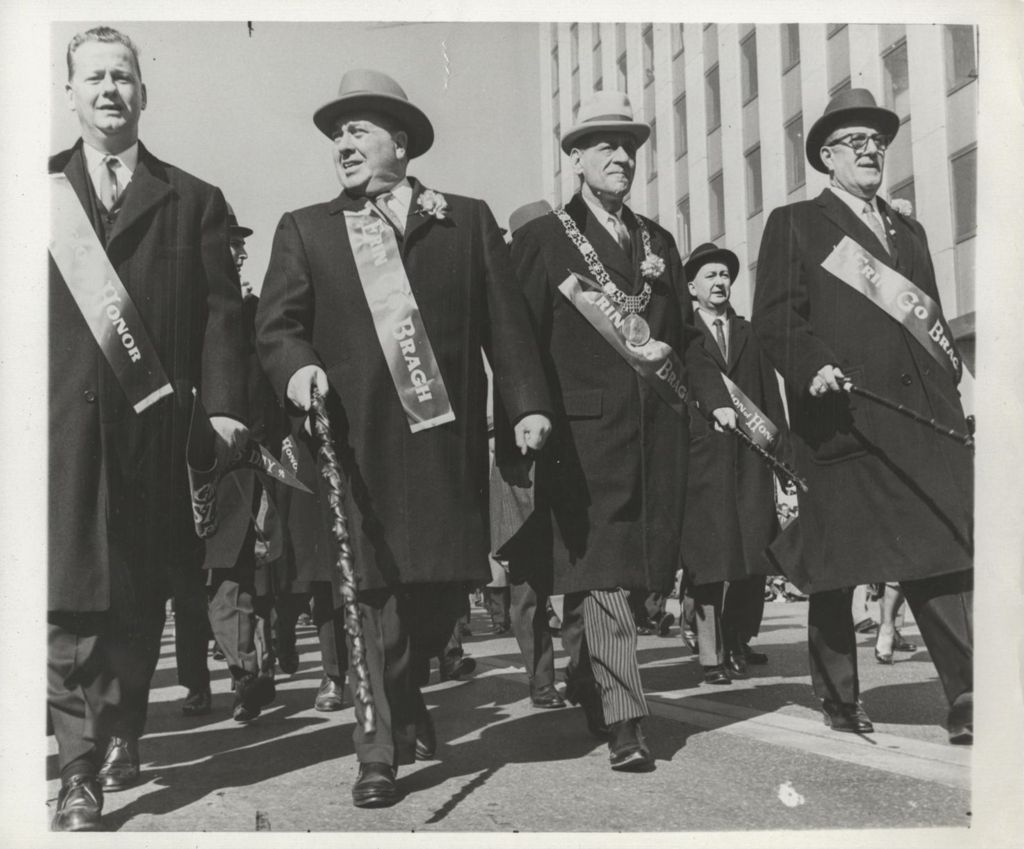 St. Patrick's Day Parade, Richard J. Daley and Mayor Briscoe of Dublin leading