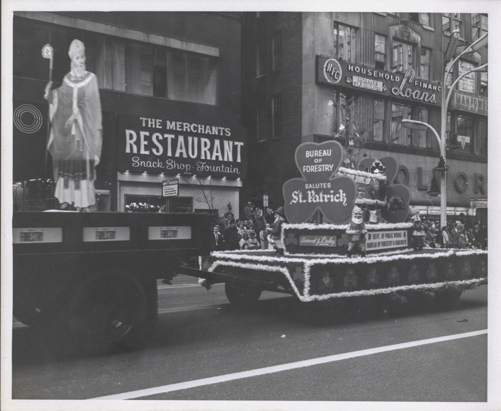 St. Patrick's Day Parade, Bureau of Forestry float