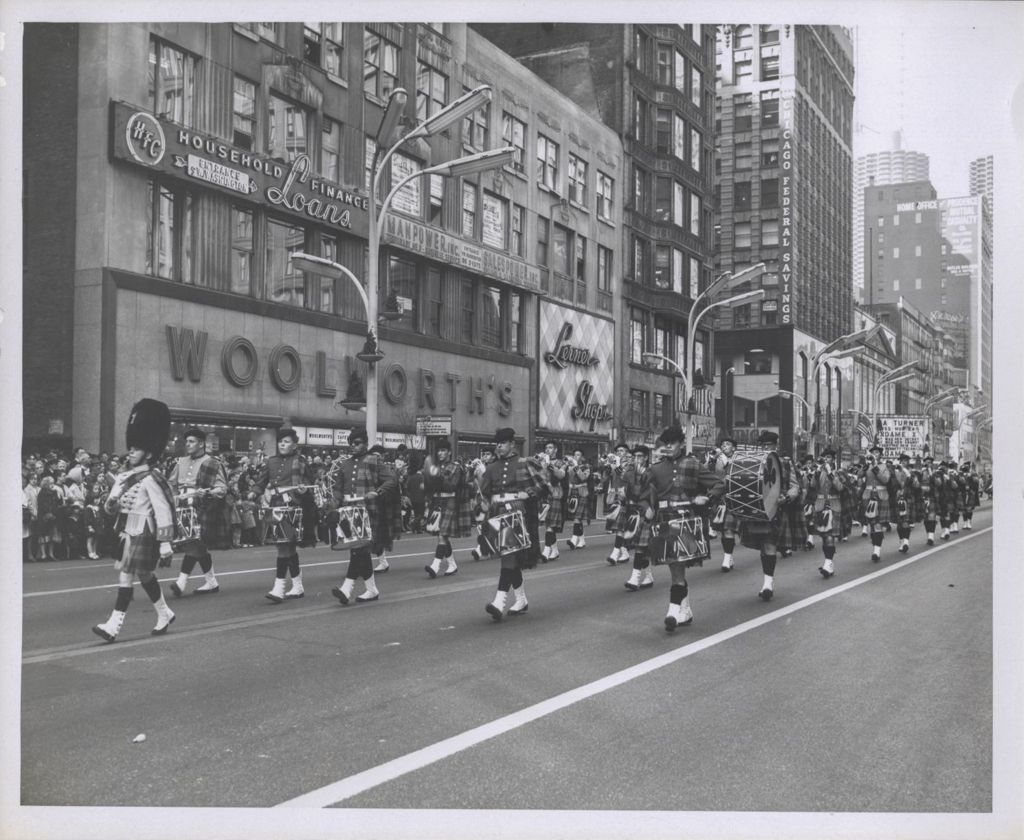 Miniature of St. Patrick's Day Parade, kilted marching band