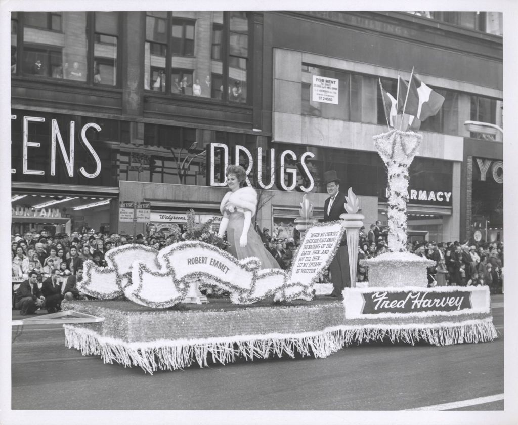 St. Patrick's Day Parade, Fred Harvey float
