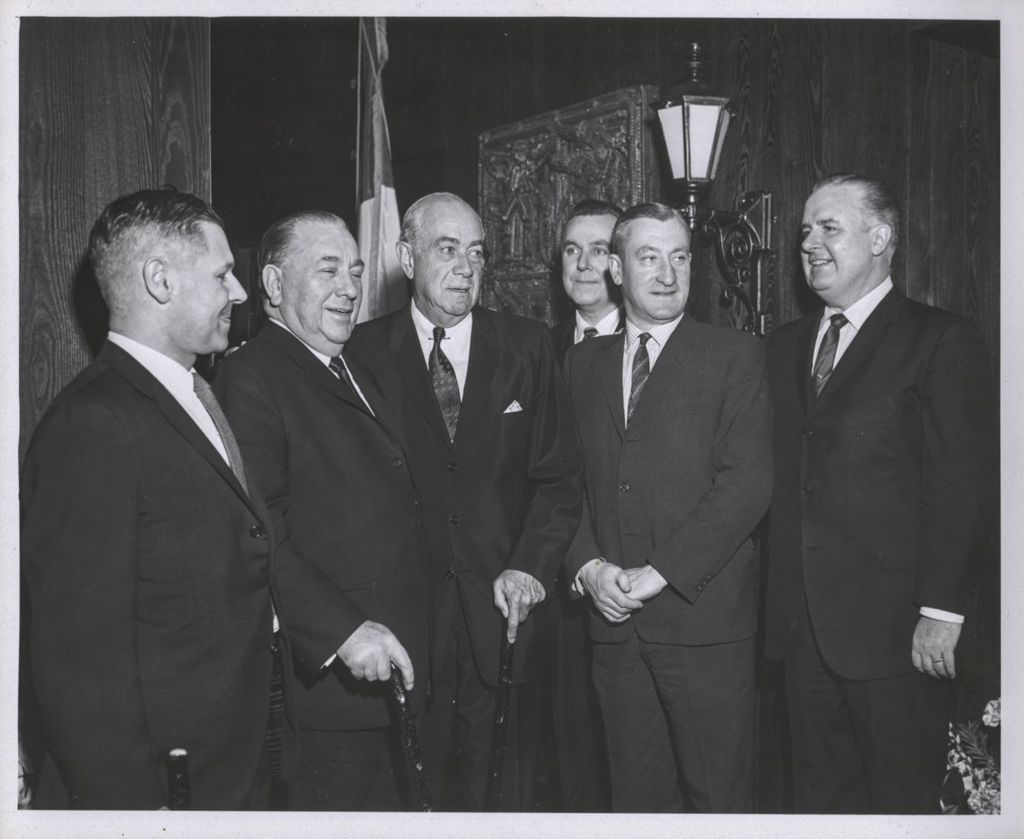 Miniature of Saint Patrick's Day Events, Richard J. Daley with guests