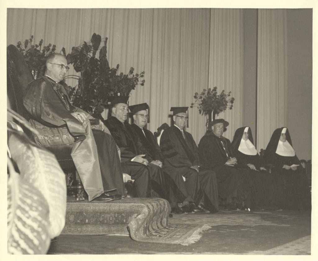 Miniature of St. Xavier College graduation ceremony