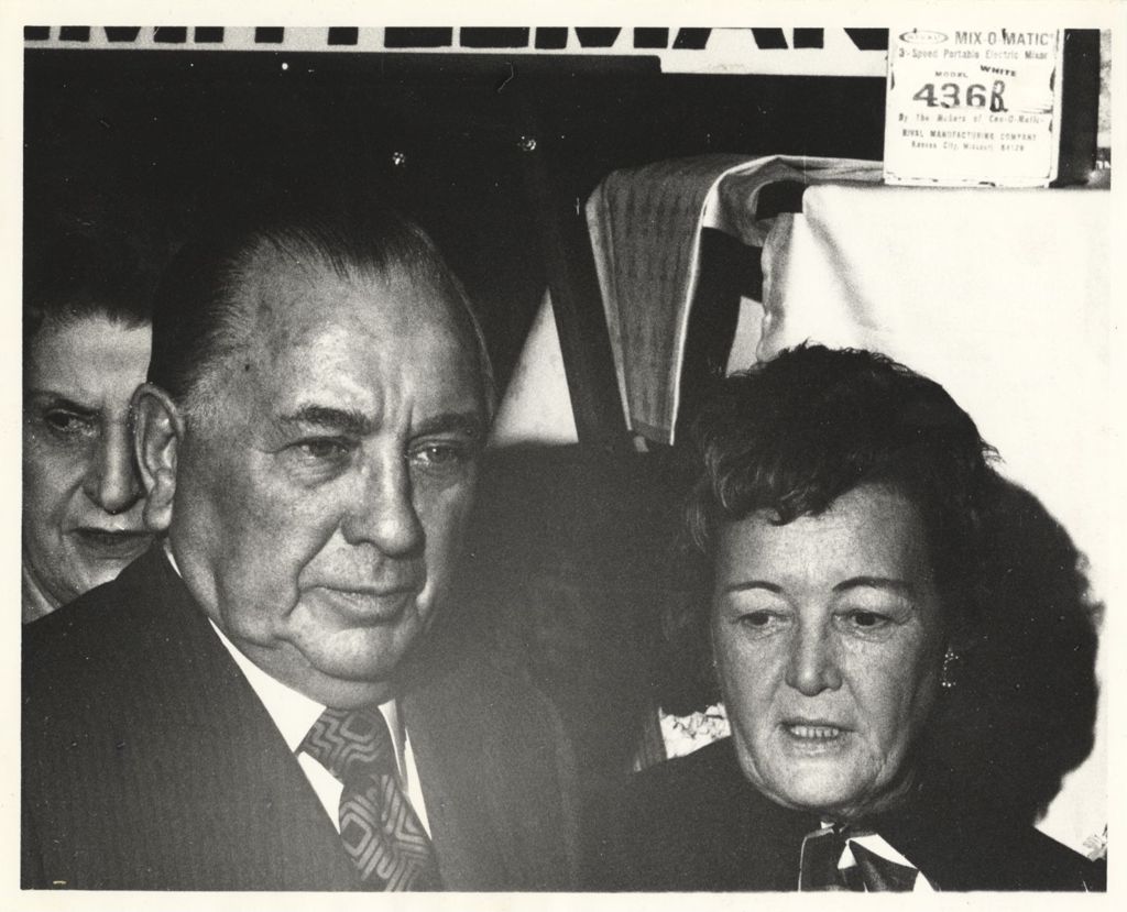 Miniature of Richard J. Daley and Eleanor Daley at an event