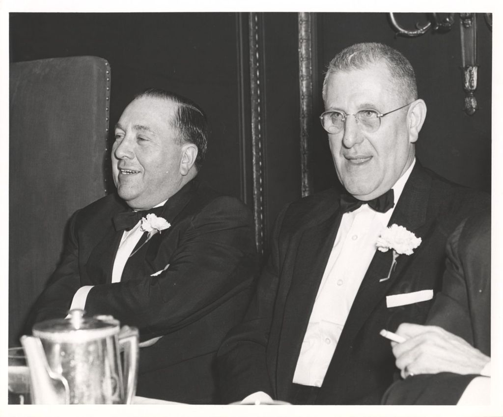 Richard J. Daley and Stephen Bailey at a dining event