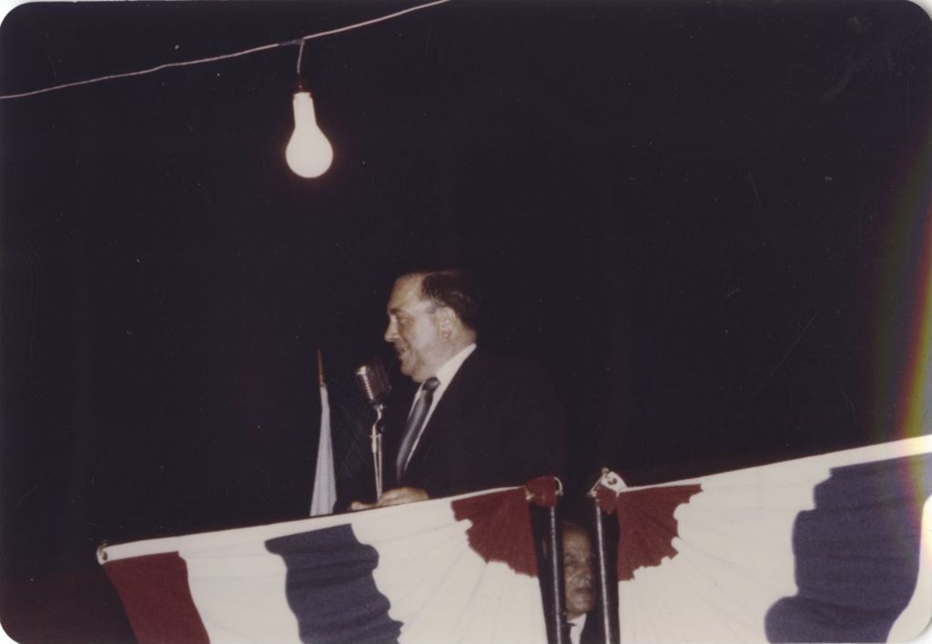 Miniature of Richard J. Daley at a Chicago Land Clearance Commission event