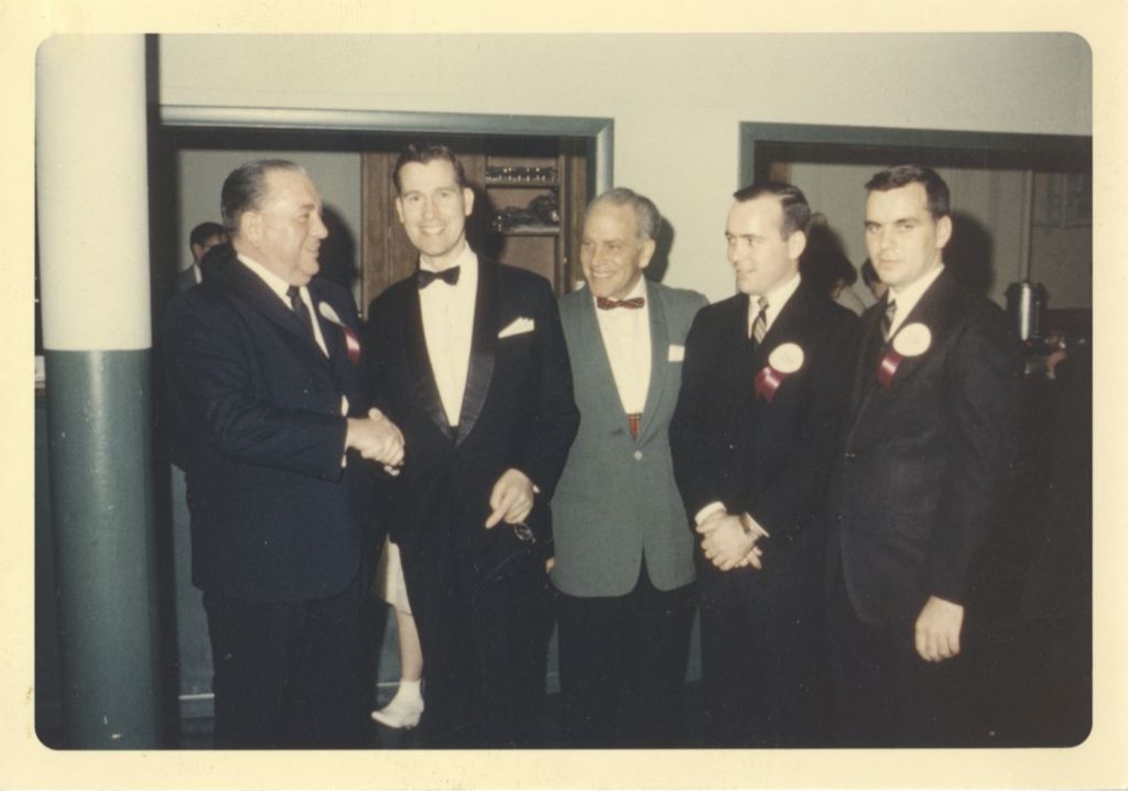 Richard J. Daley, Michael Daley and Richard M. Daley at an event