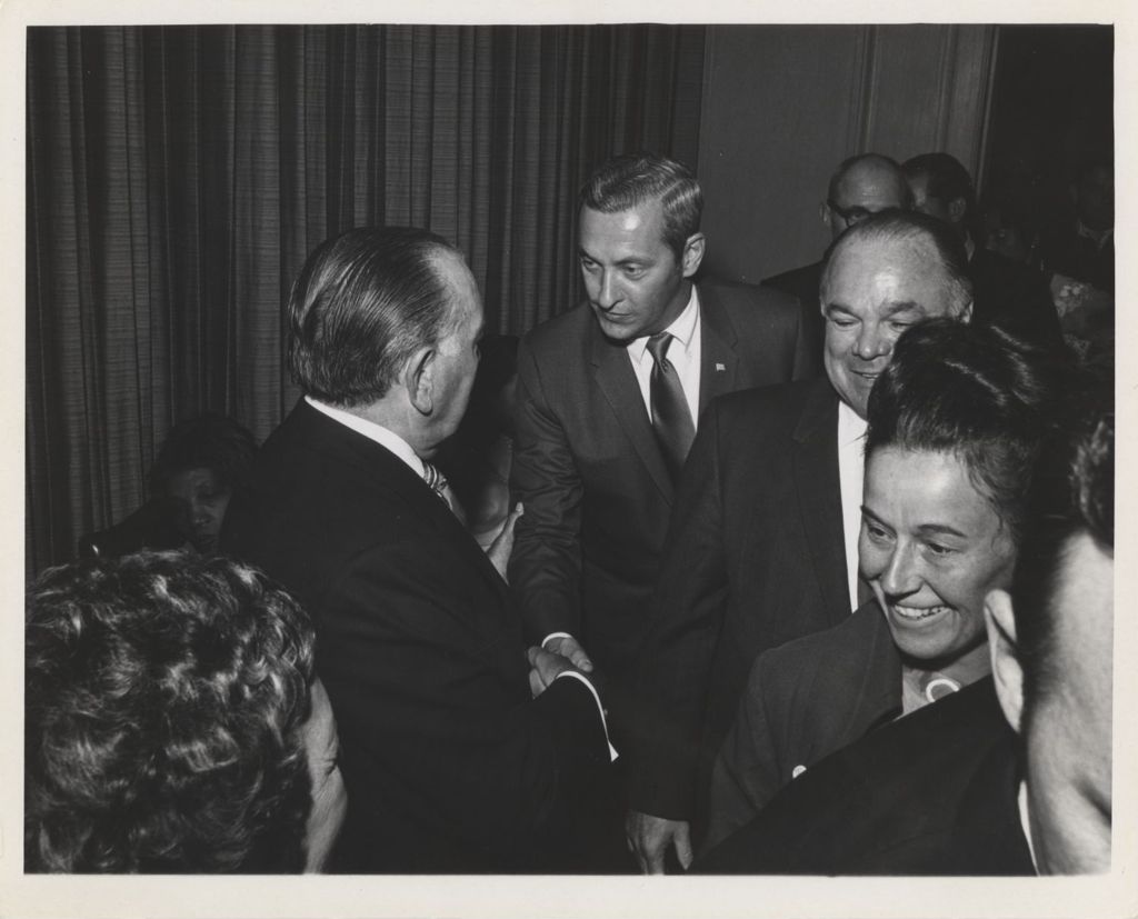 Richard J. Daley with Bill Woods