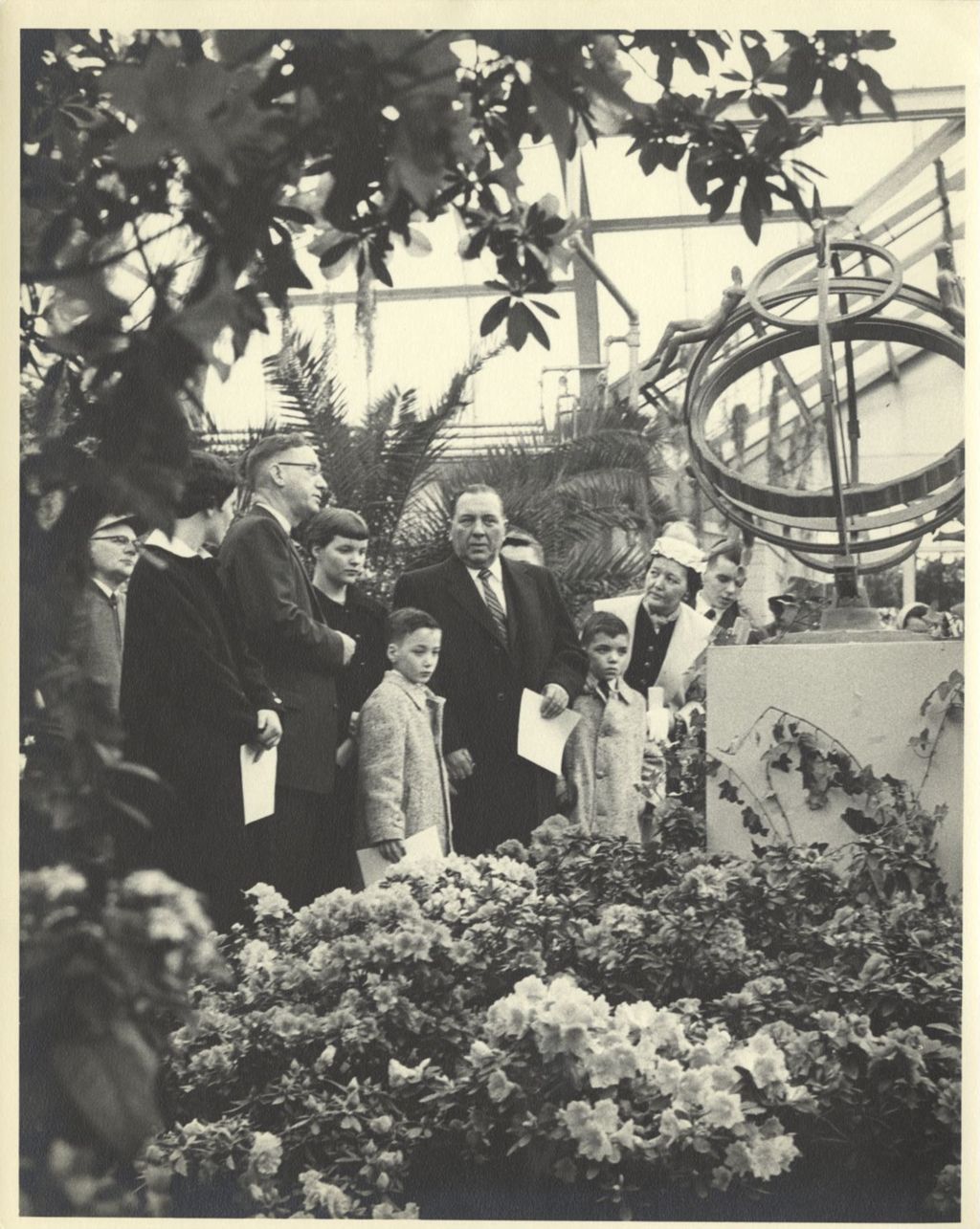 Miniature of Daley family at a flower show