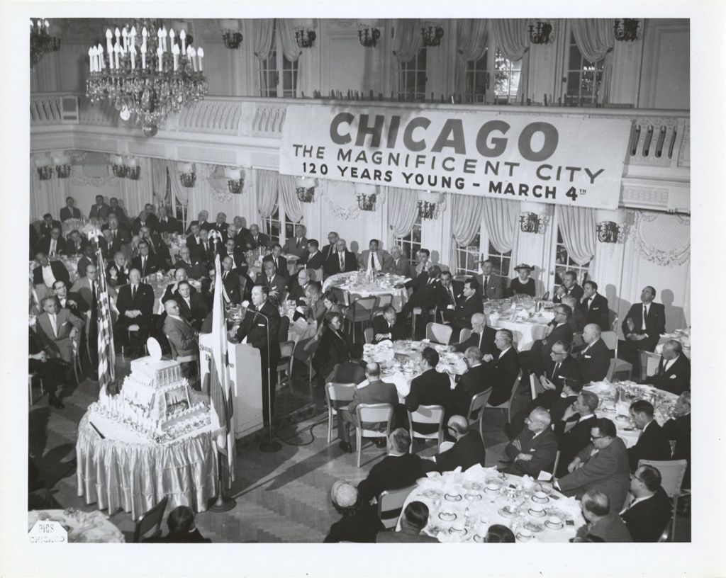 Miniature of Chicago's 120th Anniversary Scrapbook, page 2 of 97